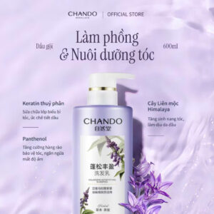 Dầu Gội Làm Phồng Nuôi Dưỡng Tóc Dày Và Chắc Khoẻ CHANDO Himalaya 600ml