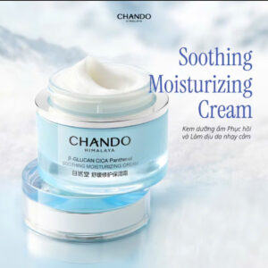 Kem dưỡng ẩm Phục hồi và Làm dịu da nhạy cảm 55g Chando Himalaya
